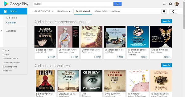 Audiolibros Google Play