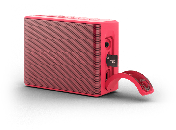 Creative Muvo 2C, tarjeta microSD