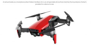 El DJI Mavic Air es plegable