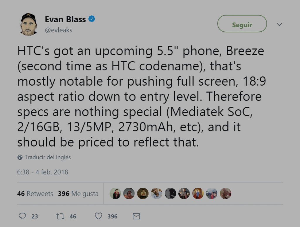 HTC Breze