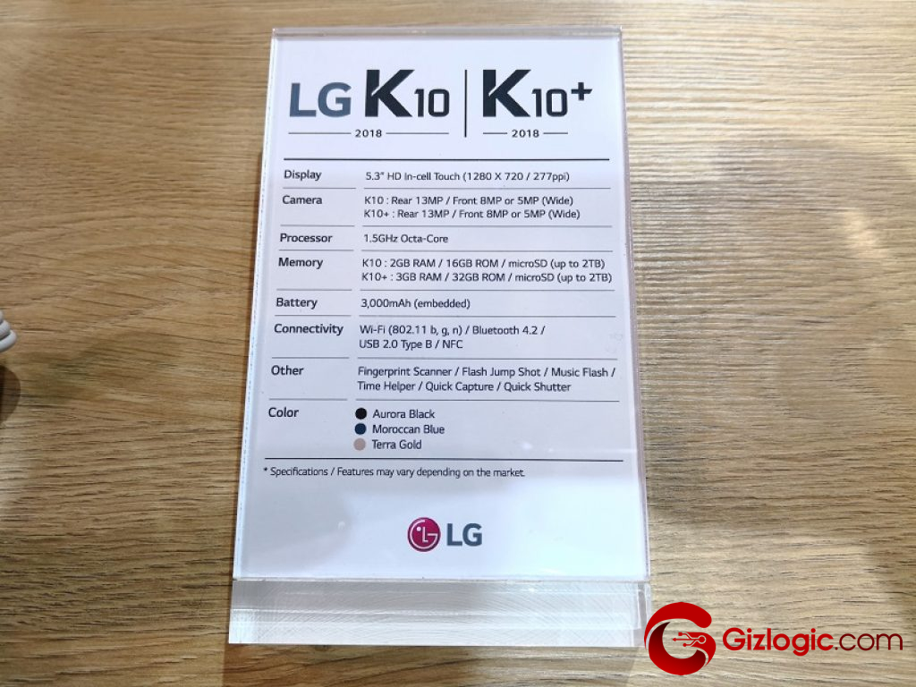 LG K10