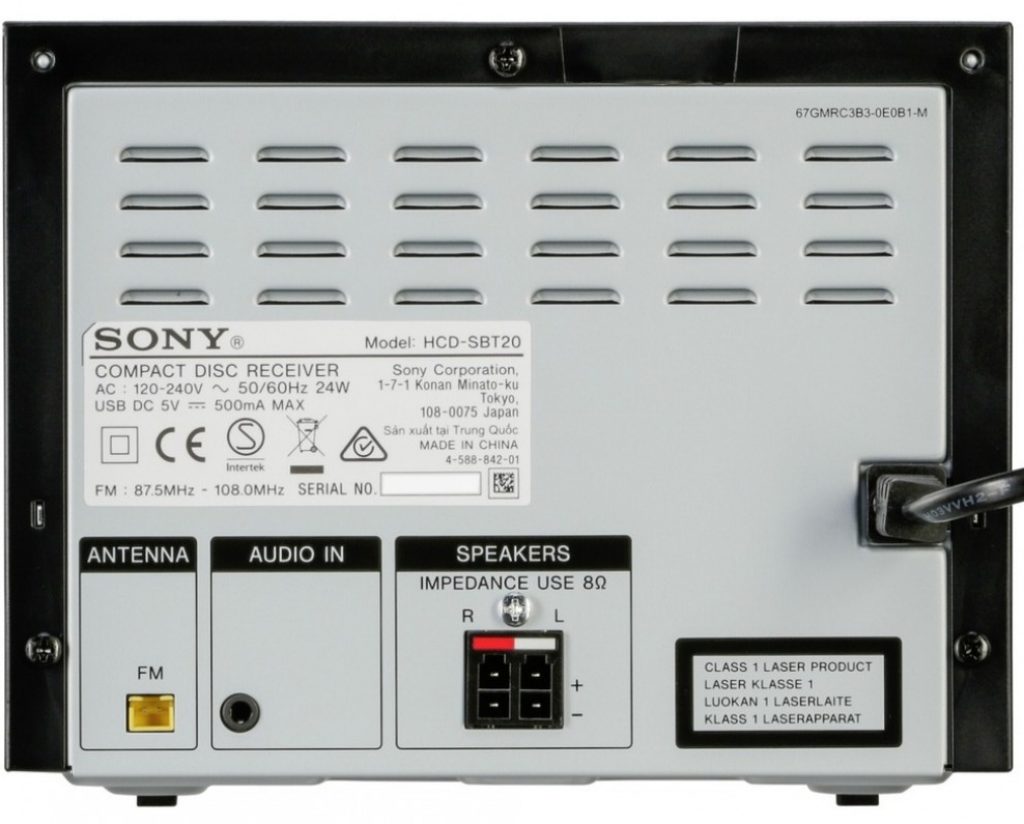 Sony CMT-SBT20