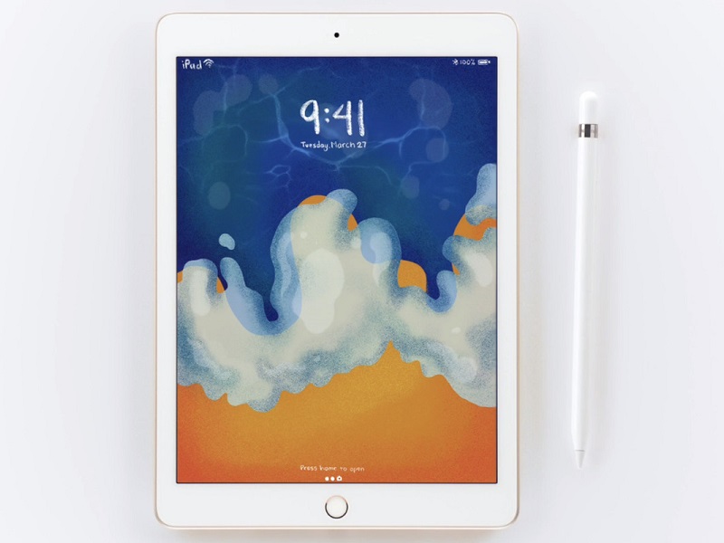 Apple officially presents its new iPad 9.7 ”version 2018