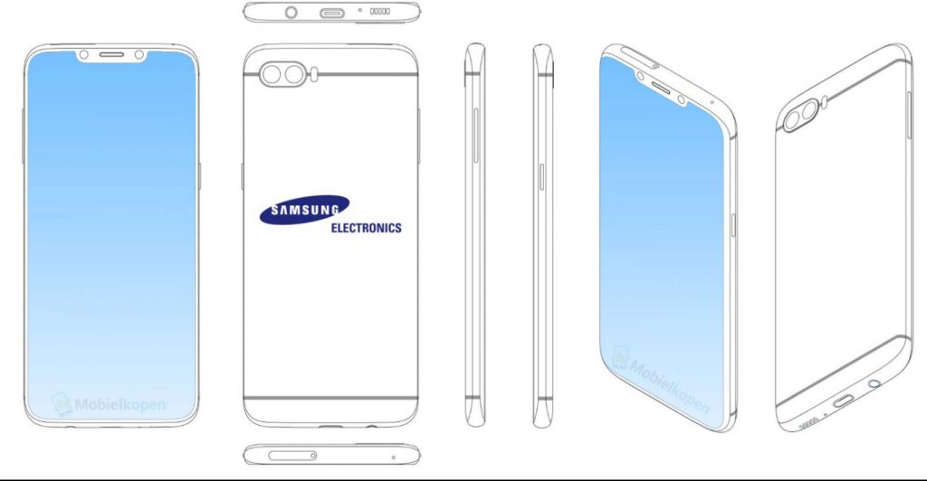 Samsung registra una patente que revela su interés en el Notch de Apple