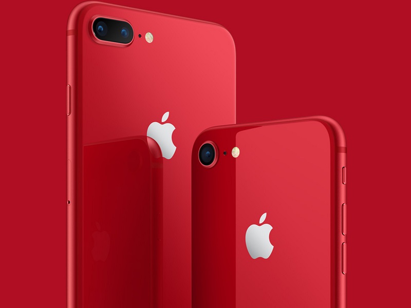 iphone 8 rojo