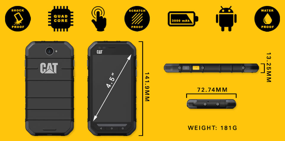 Cat S30: Nuevo Smartphone rugerizado de Caterpillar