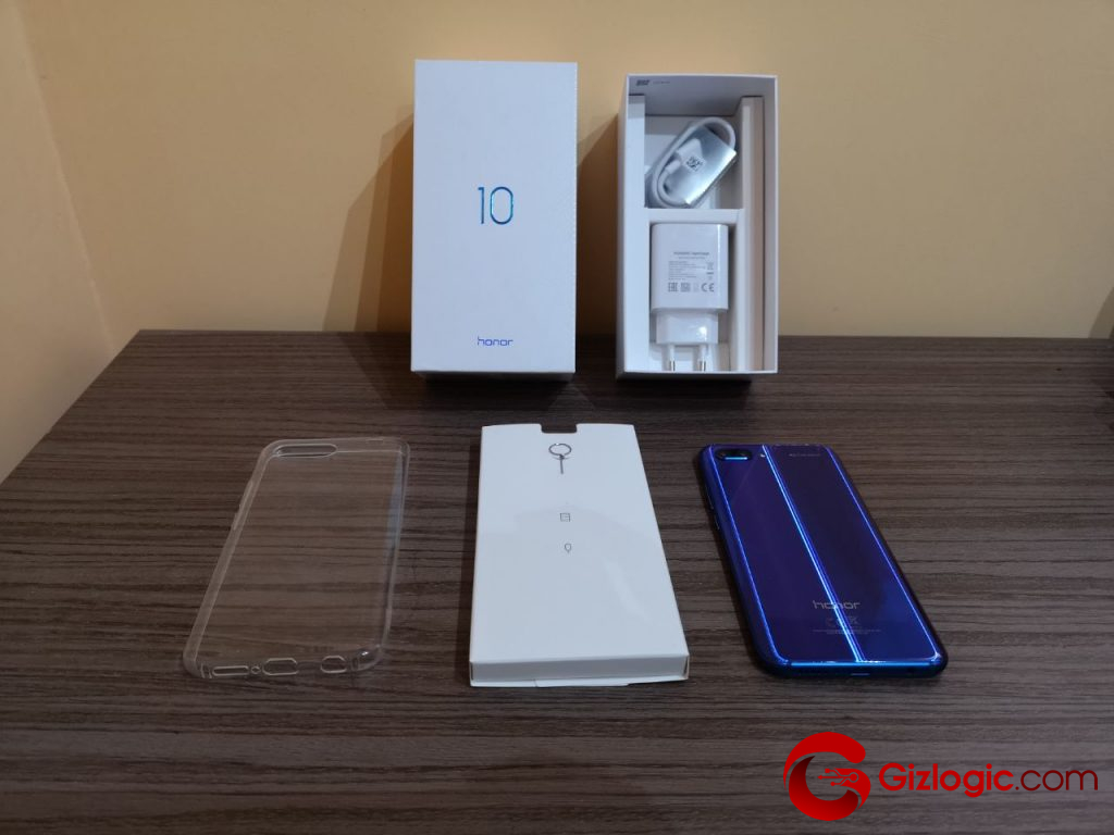 Contenido de la caja del Honor 10