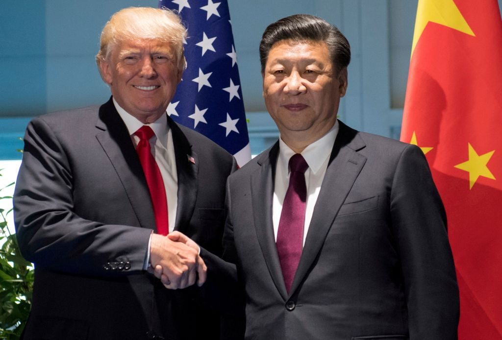 Donald Trump y el Presidente Chino Xi Jinping