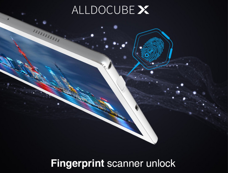 Alldocube X - fingerprint sensor