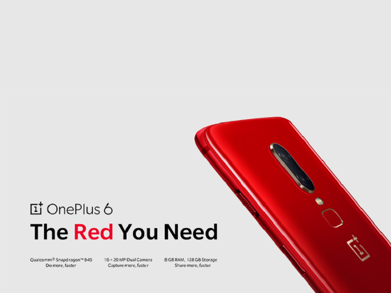 OnePlus 6 Lava Red