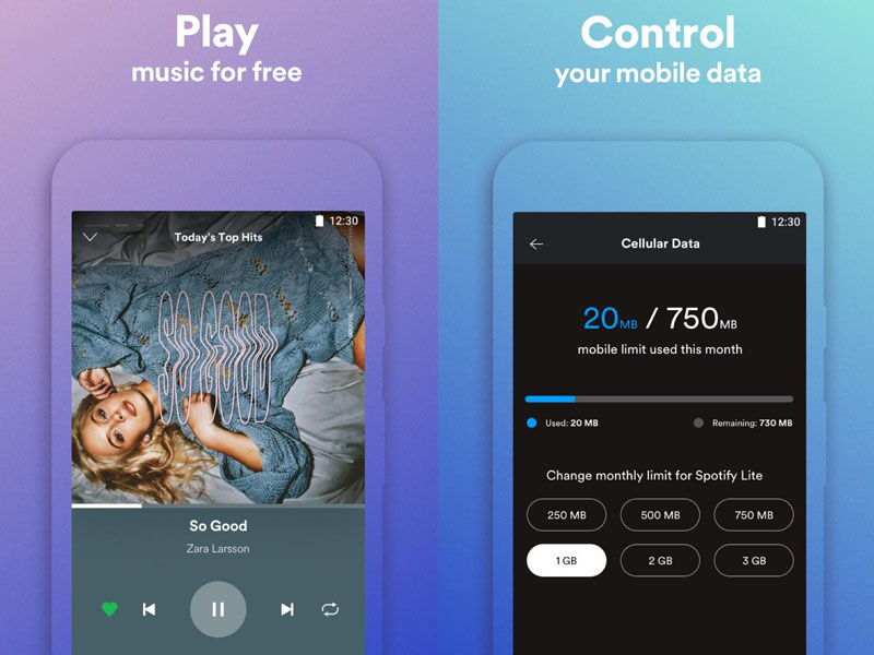 Spotify Lite ya disponible, una App sumamente ligera y básica