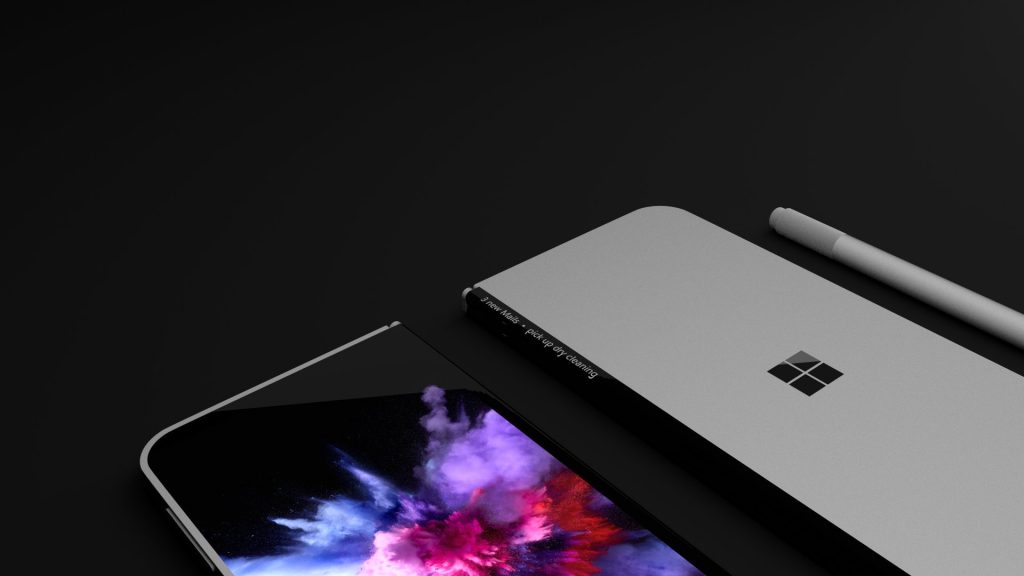 Surface Andromeda de Microsoft - Diseño conceptual