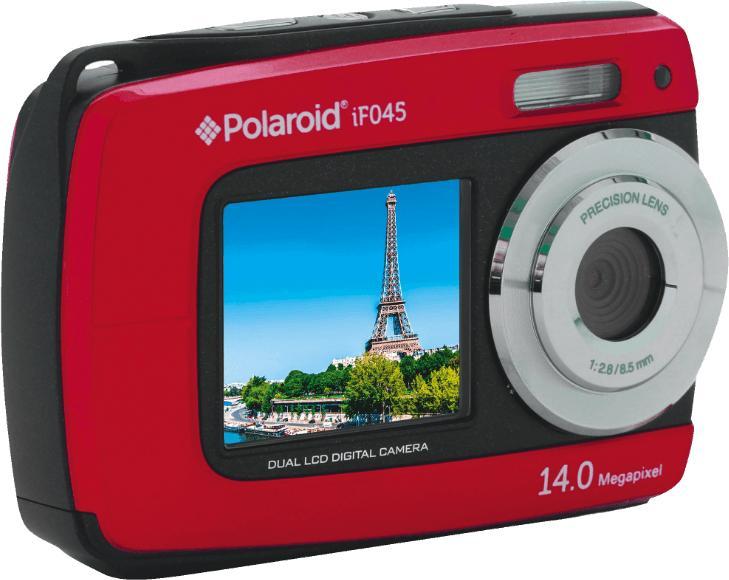 recoger de primera categoría Conciliador Polaroid if045, cámara compacta colorida con pantalla dual