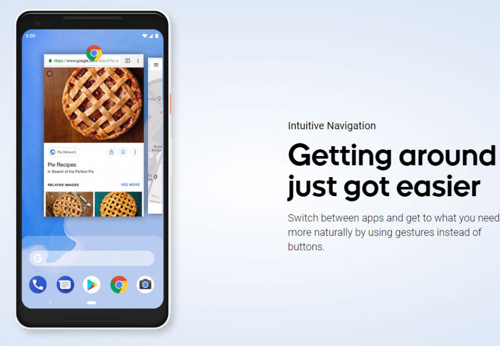 Android 9 Pie - Navegación