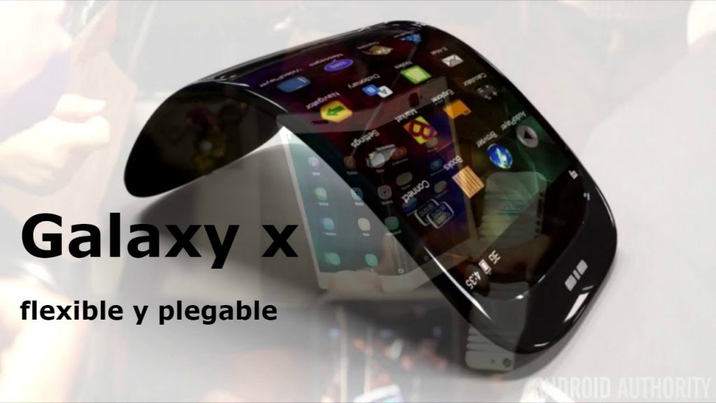 Diseño conceptual del Samsung Galaxy X - Móvil Plegable de Samsung