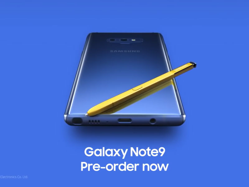 Se filtra un video promocional del Samsung Galaxy Note 9 - Hasta 1TB de memoria