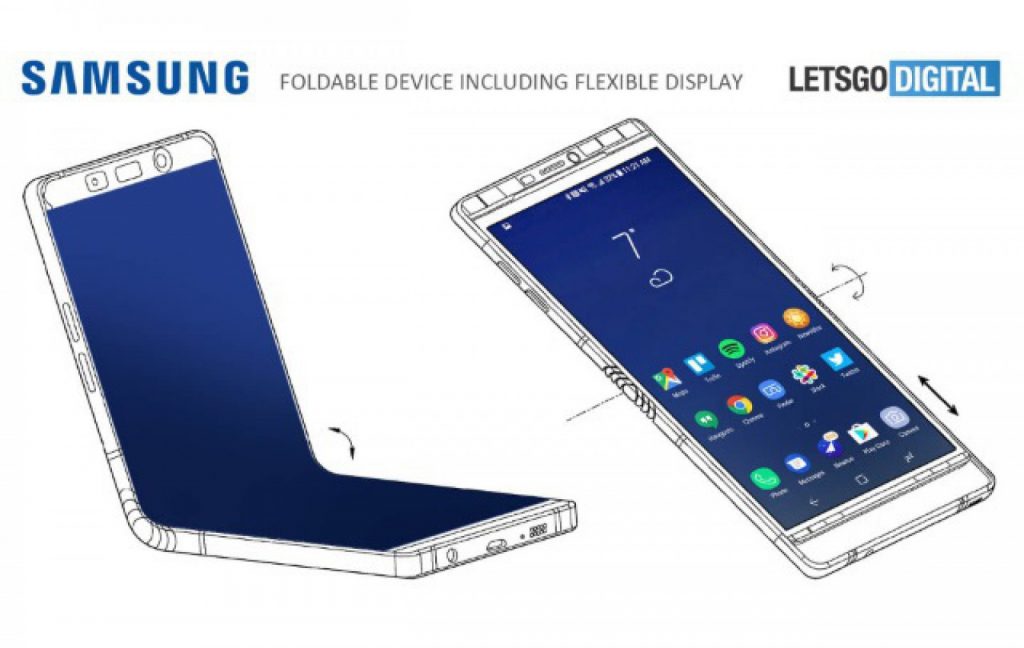 Supuesto Boceto del Samsung Galaxy X revelado por Lets go digital