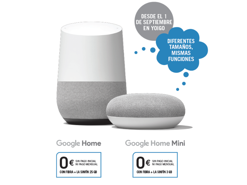 Yoigo Google Home