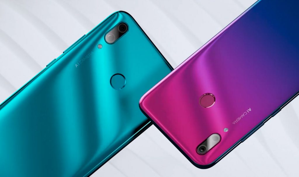 Huawei Y9 2019 diseño