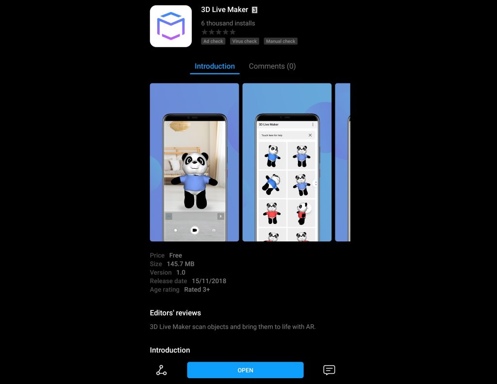Huawei 3D Live Maker - app