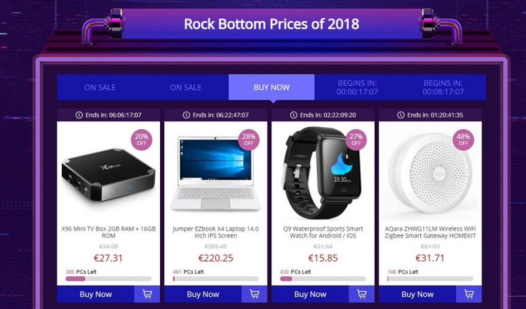 promocion 11.11 gearbest