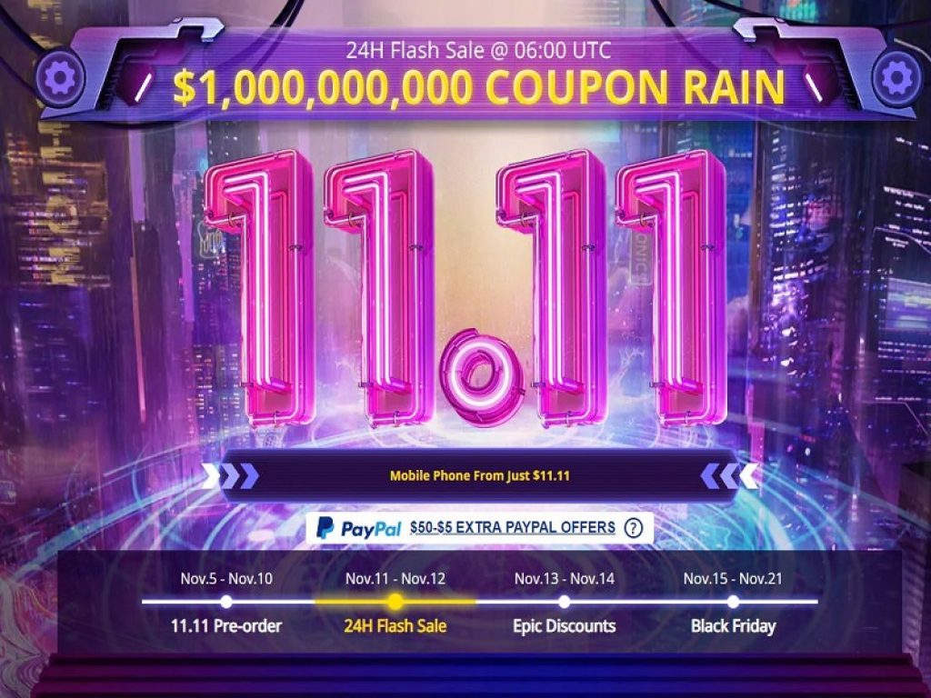 Remate de la 11.11 de Gearbest