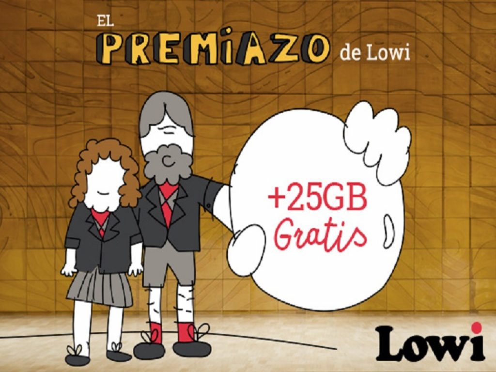 25 GB gratis Lowi