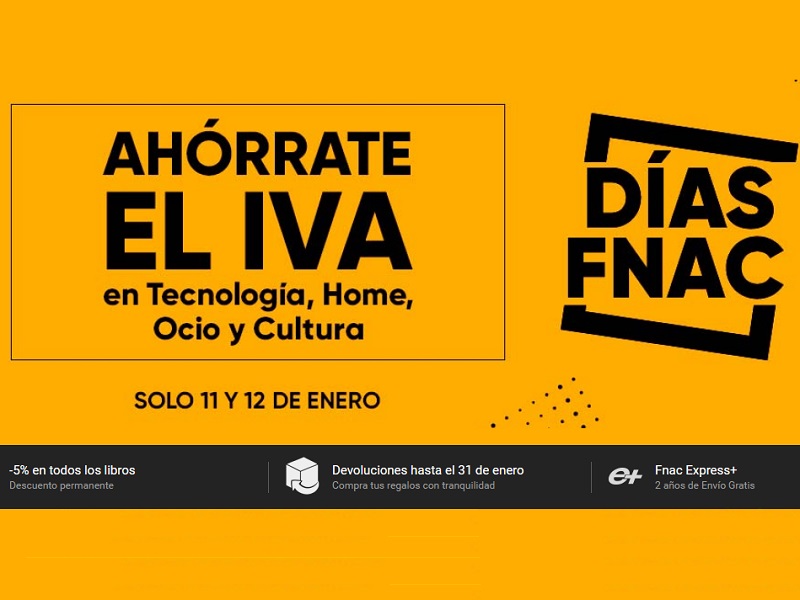 Ahorrate el IVA en FNAC