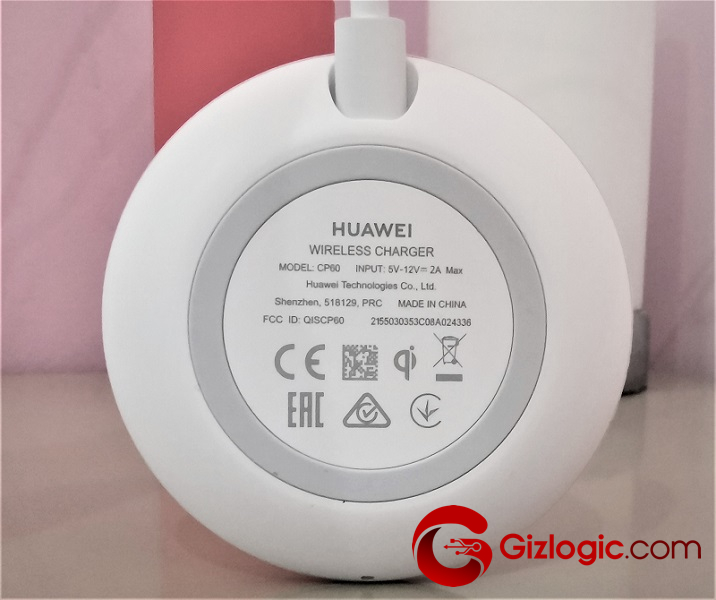 Cargador inalambrico de Huawei