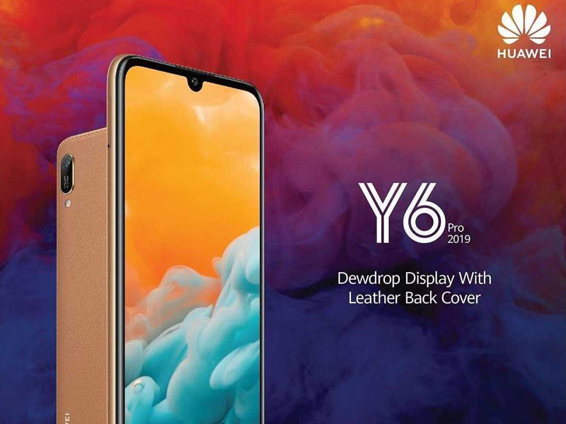 Huawei Y6 Pro 2019, gama asequible con diseño de cuero y mini notch
