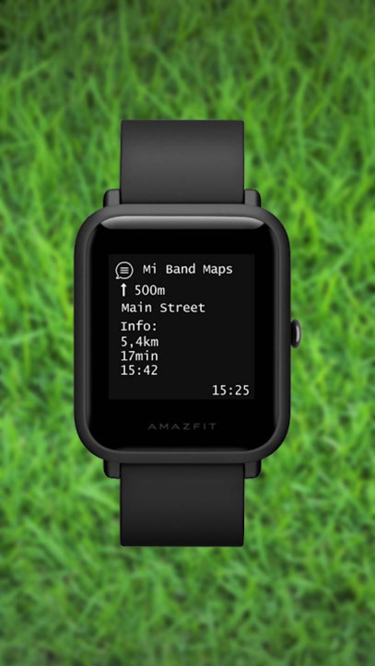 amazfit bip google maps