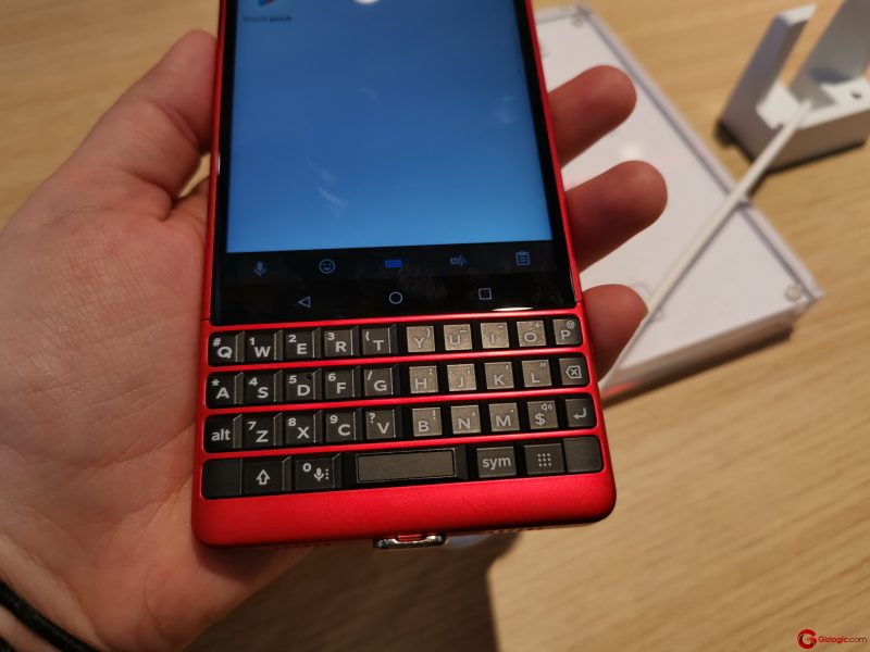 #MWC19: BlackBerry Key2 Red Edition, teclado