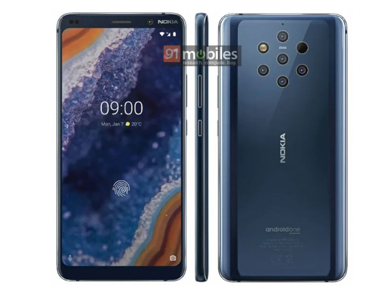 Se confirma el diseño del Nokia 9 PureView, el primer móvil con 5 cámaras