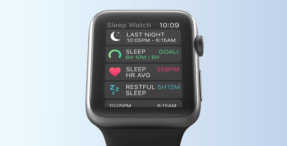 SleepWatch para el Apple Watch