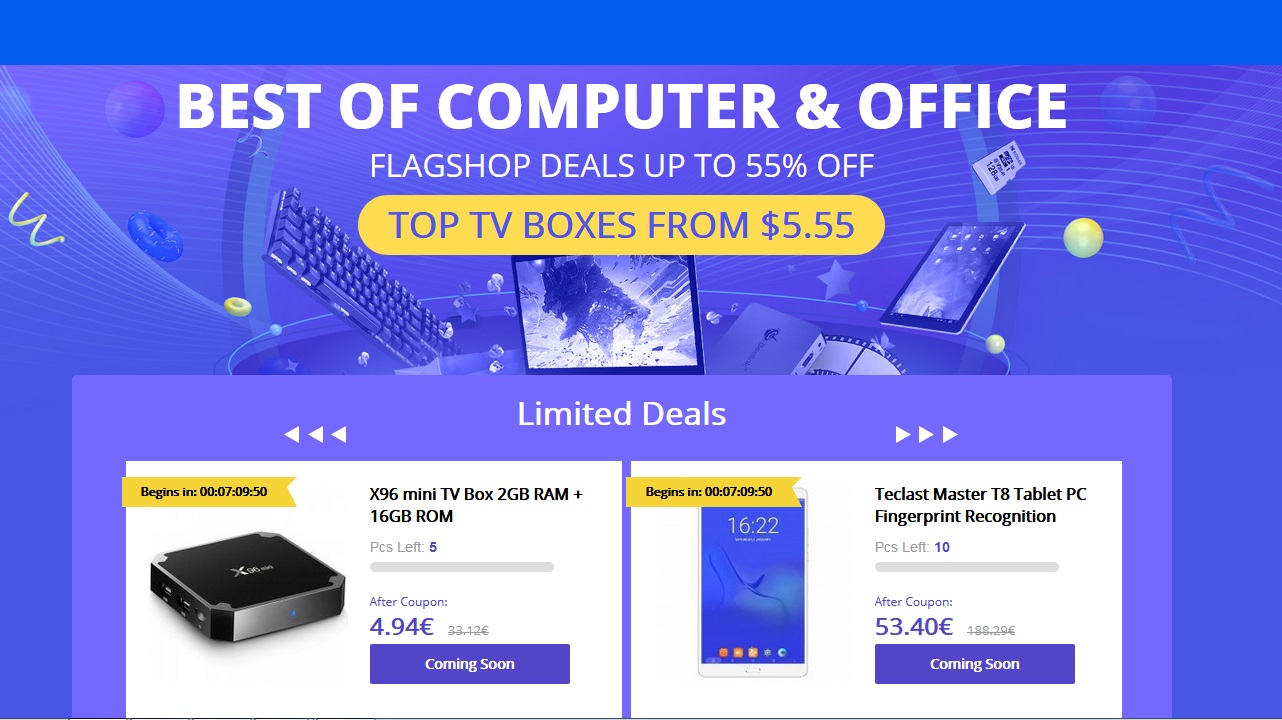 Promo PC y Tablets Gearbest