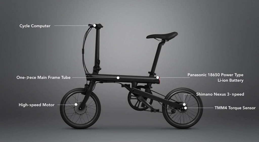 QICYCLE TDR01Z, partes de la bicicleta