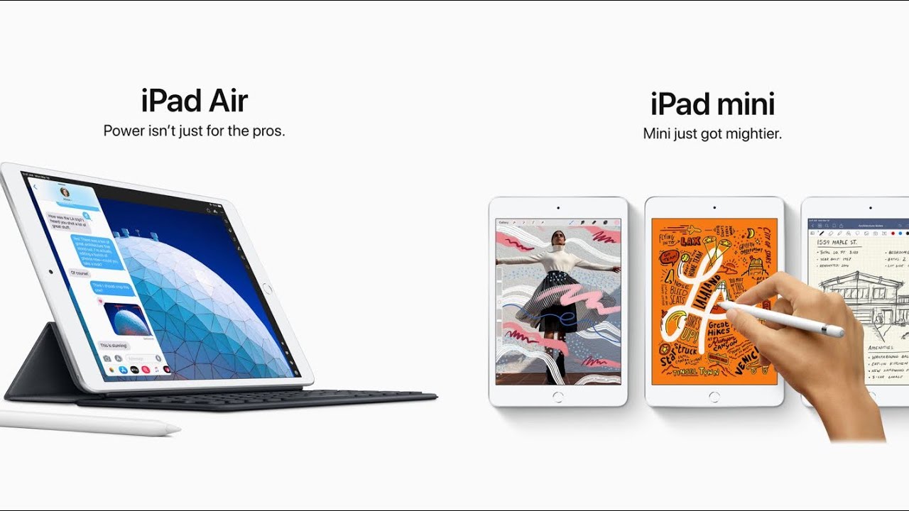 Introduced the new iPad Air and iPad Mini models