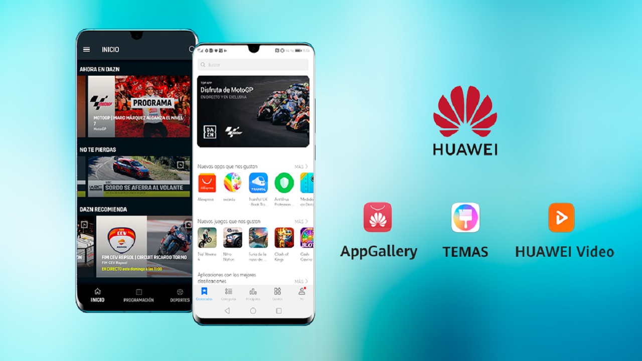 DAZN en Huawei Video