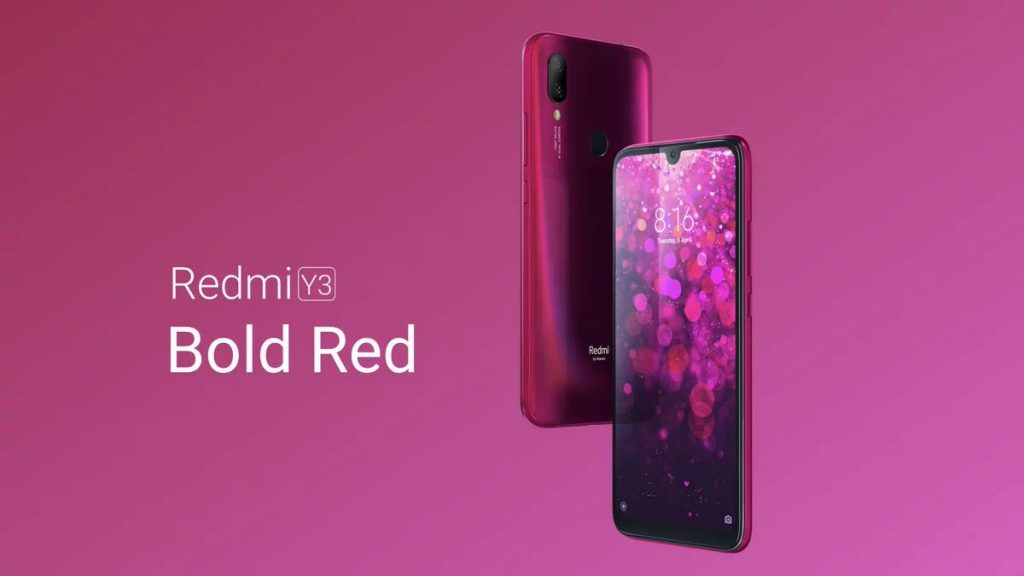Redmi Y3 - Diseño