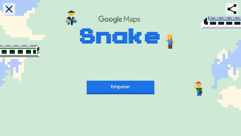 snake en google maps