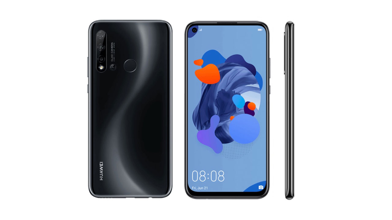 The Huawei P20 Lite 2019 is seen with a renewed appearance