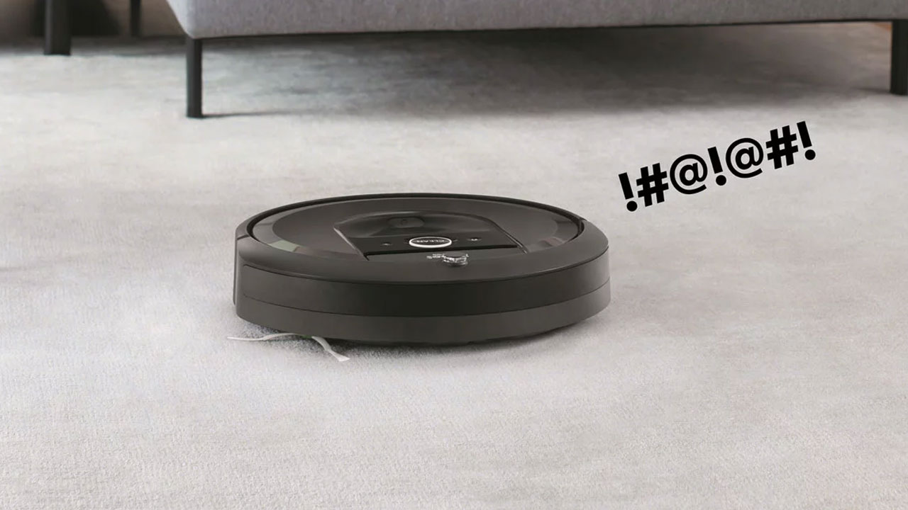 Esta aspiradora Roomba grita de dolor cada vez que se tropieza