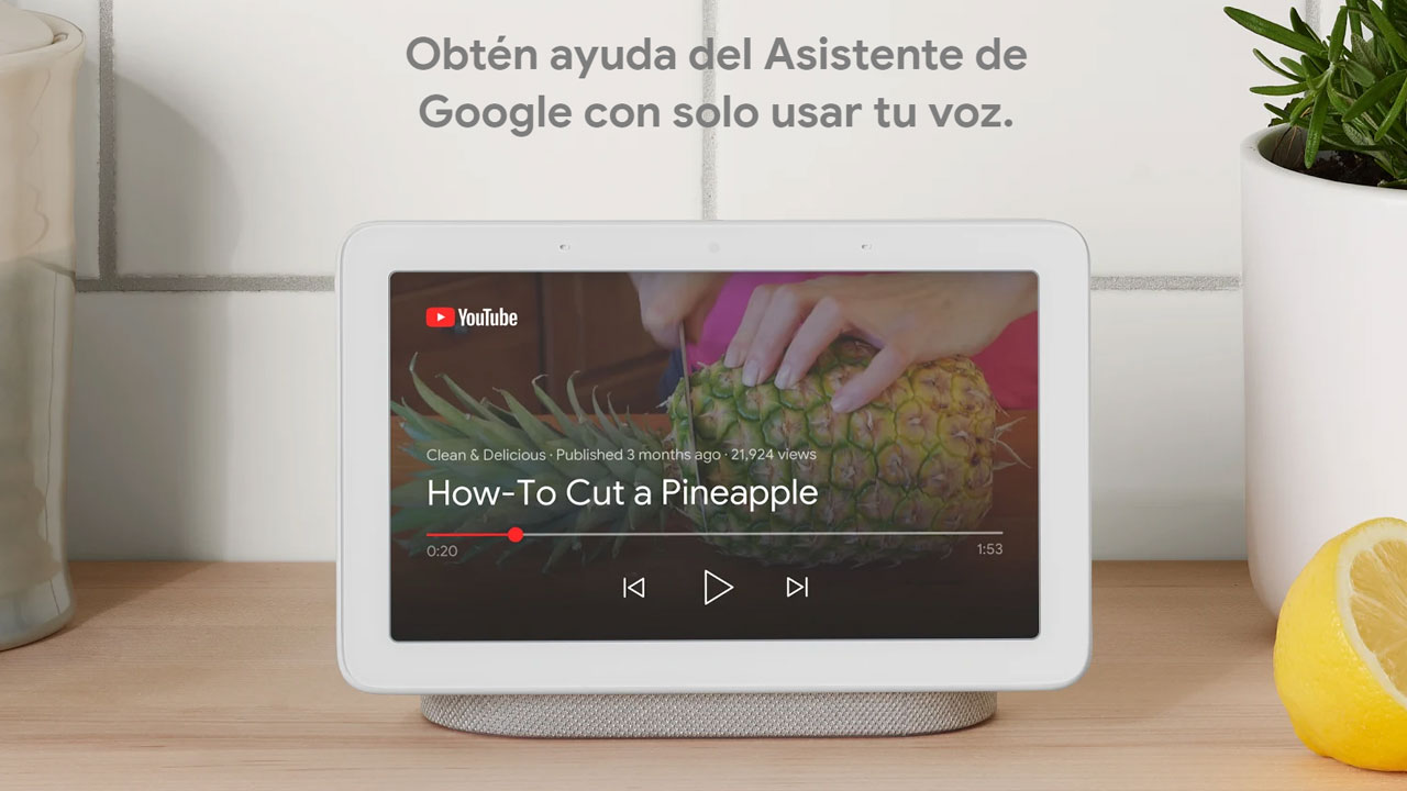 Google Nest Hub llega a España, el centro domótico con pantalla inteligente