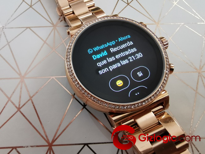 Dependencia agenda cubo Michael Kors Access Sofie HR MKT5063: análisis smartwatch Wear OS