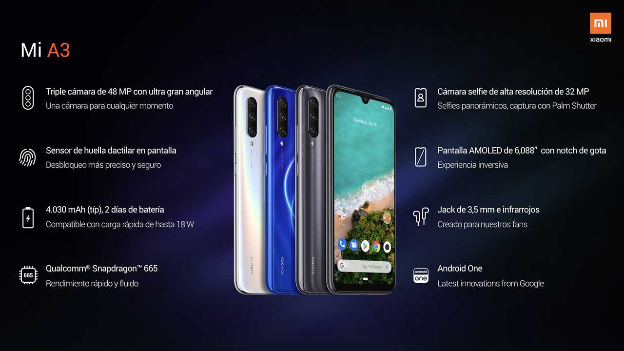 El Xiaomi Mi A3 llega a España, Android One y calidad imbatible