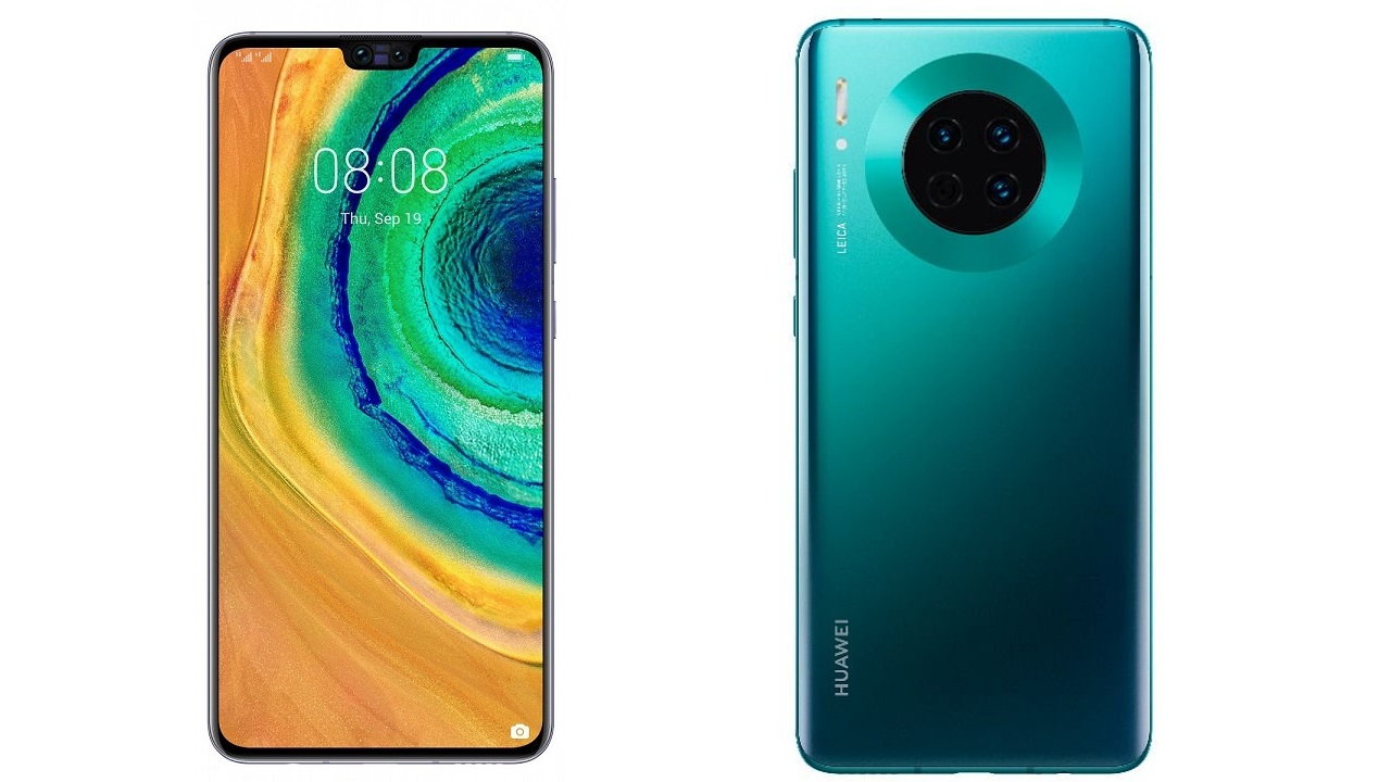 Images of the four Huawei Mate 30 models are leaked