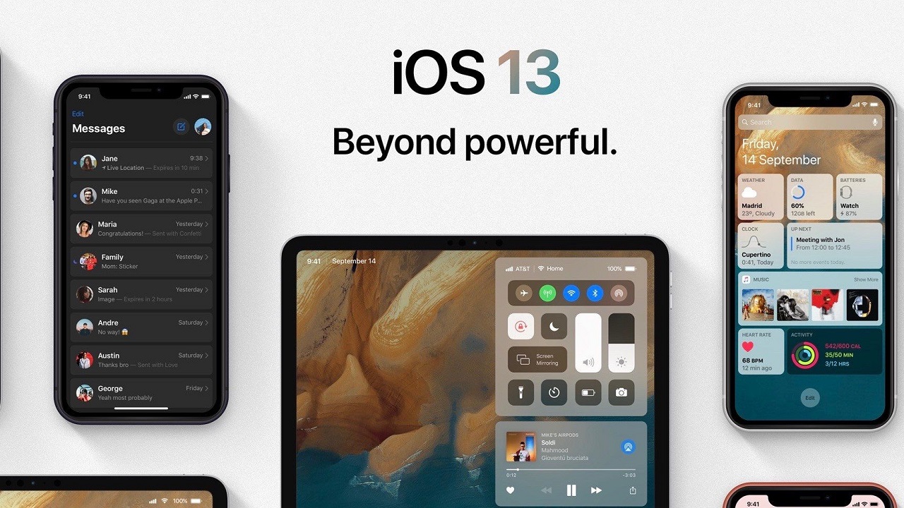 Prepare your iPhone and iPad for the update to iOS 13