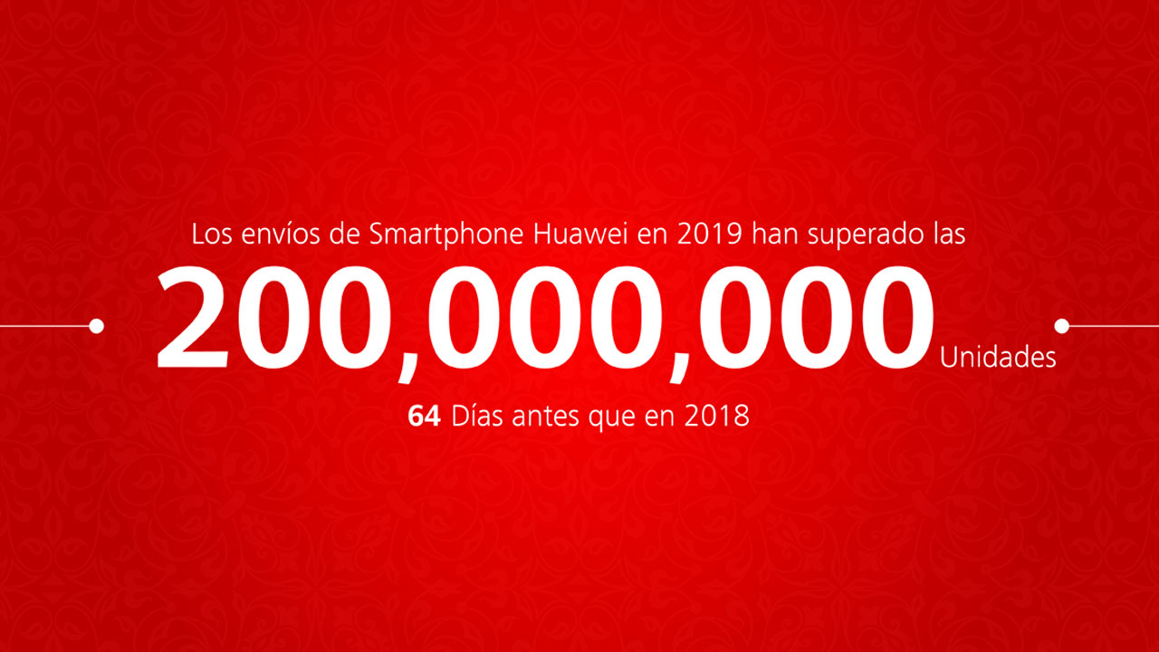 Huawei supera los 200 millones de móviles vendidos en tiempo récord
