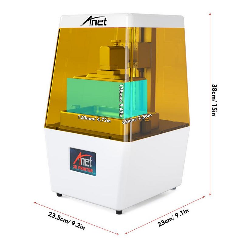 Dar derechos cuestionario Parche Anet N4, una impresora 3D de resina DLP con alta precisión