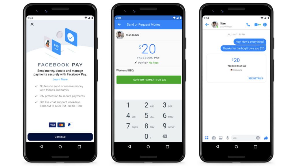 Facebook Pay, un nuevo método de pago para WhatsApp, Instagram y Messenger